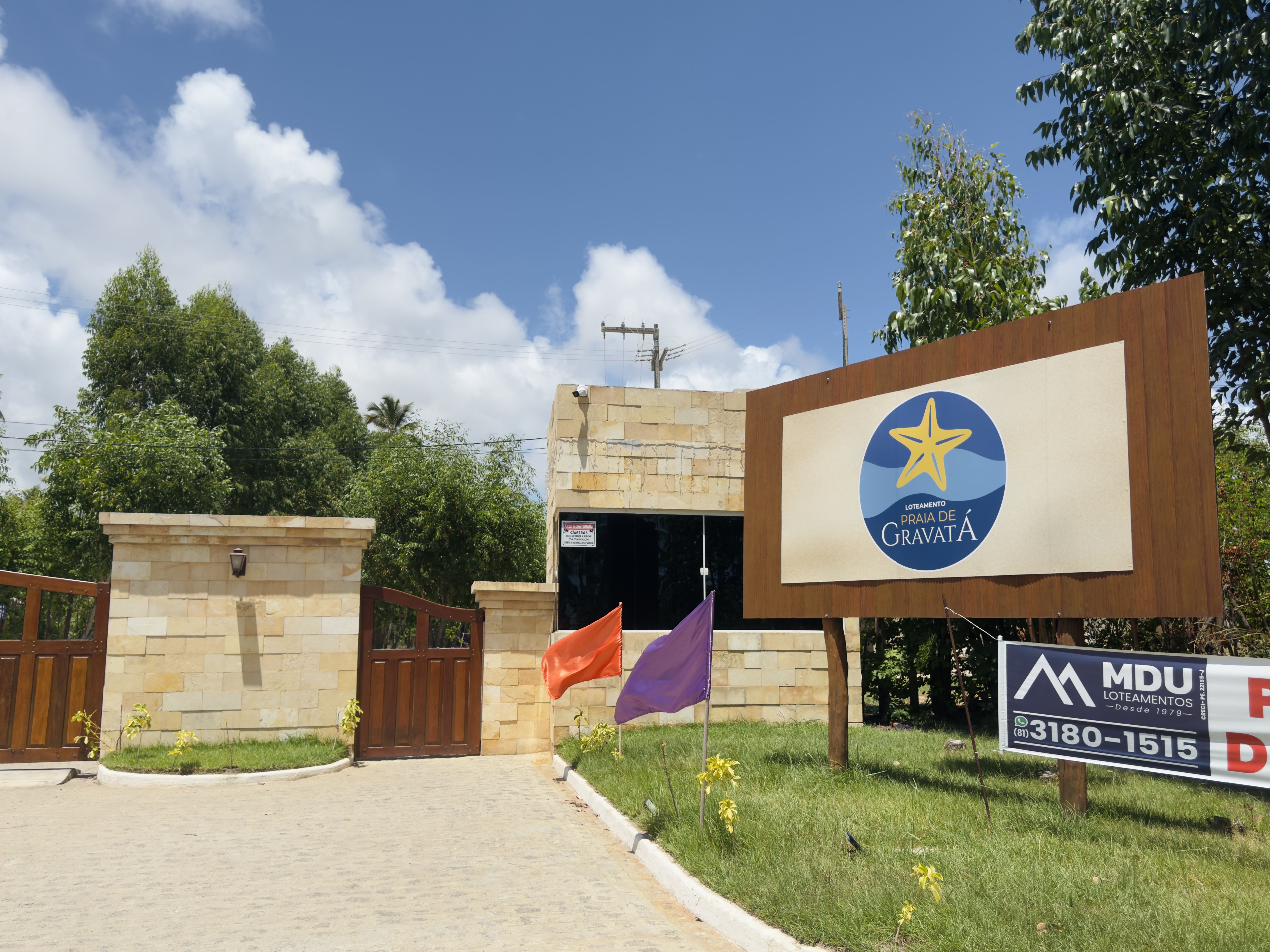 Entrada do loteamento